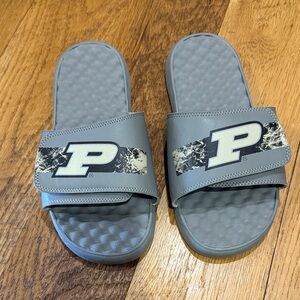 Purdue Gray Slide Sandals men’s 8